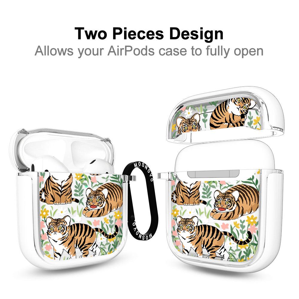 Cute Tiger AirPods 1/2 Case - MOSNOVO