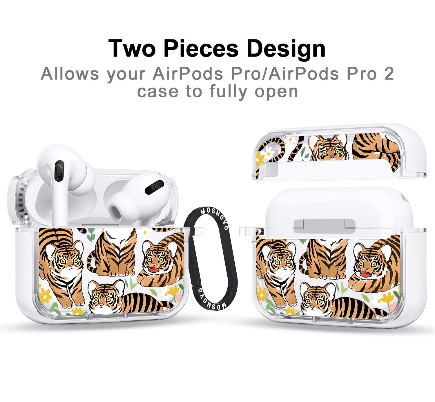 Cute Tiger AirPods 2 Case (2nd Generation) - MOSNOVO