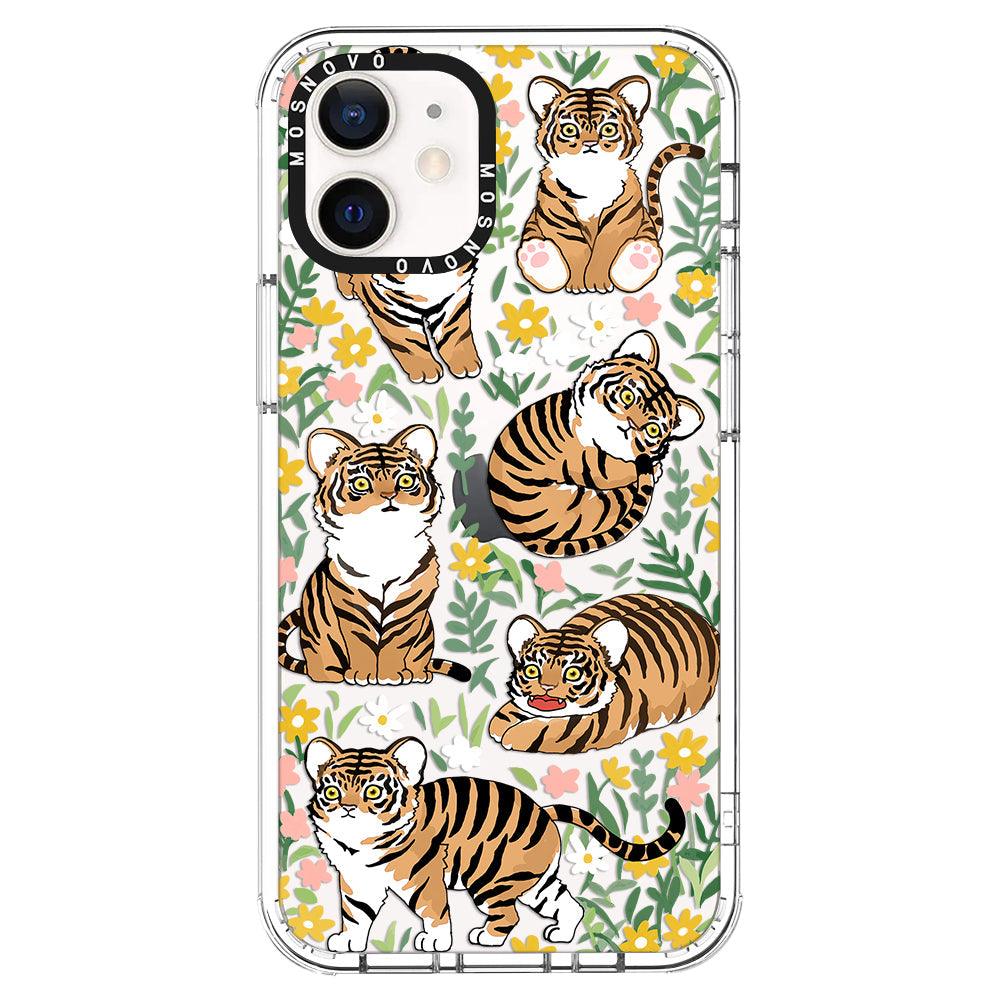 Cute Tiger Phone Case - iPhone 12 Case - MOSNOVO