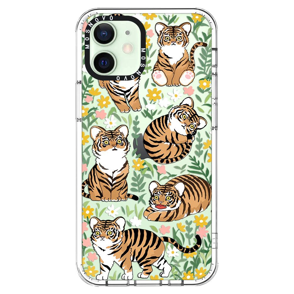 Cute Tiger Phone Case - iPhone 12 Mini Case - MOSNOVO