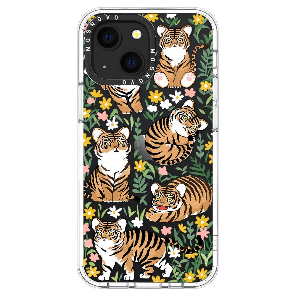 Cute Tiger Phone Case - iPhone 13 Mini Case - MOSNOVO