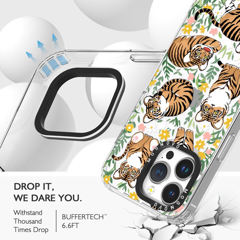 Cute Tiger Phone Case - iPhone 14 Pro Max Case - MOSNOVO