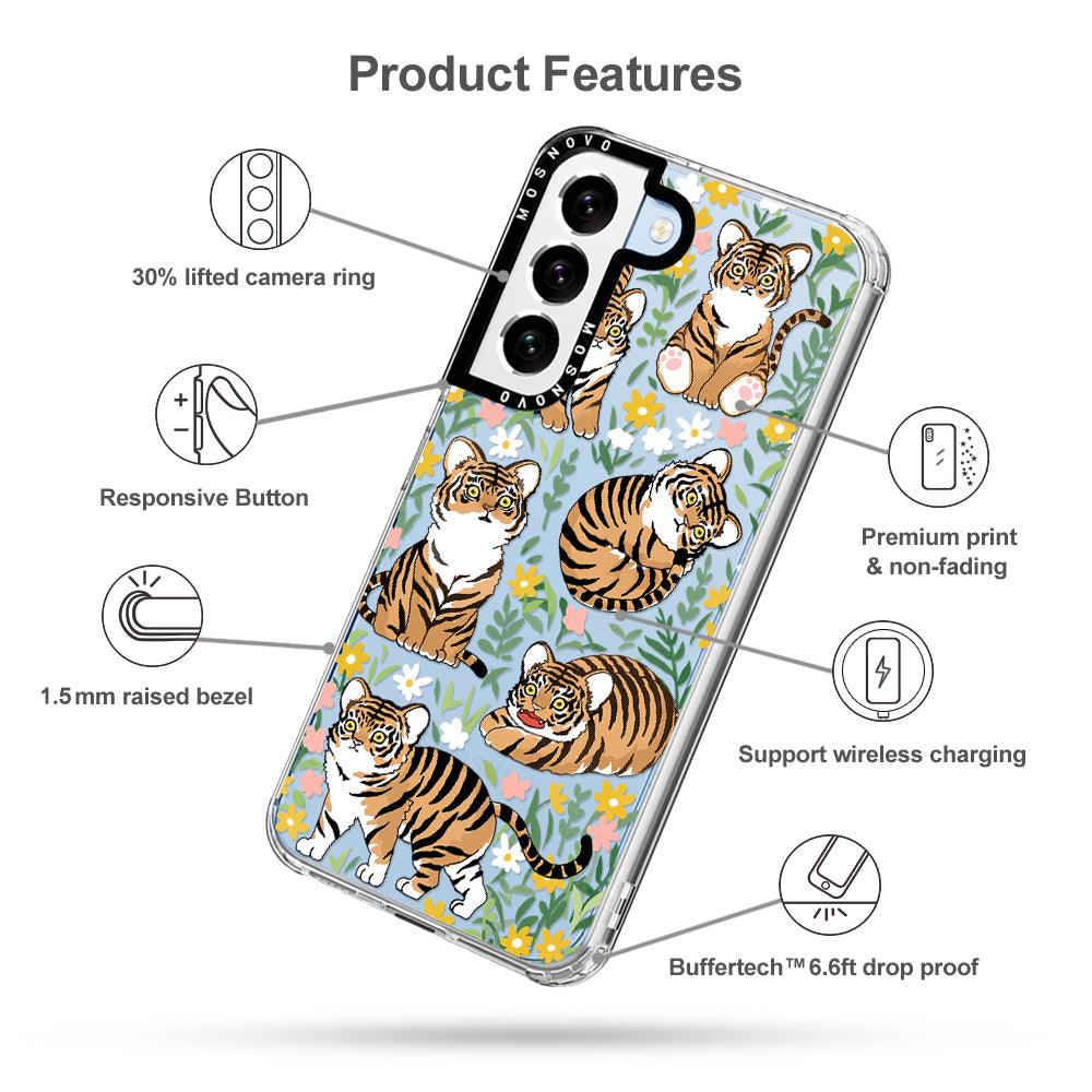 Cute Tiger Phone Case - Samsung Galaxy S22 Plus Case - MOSNOVO