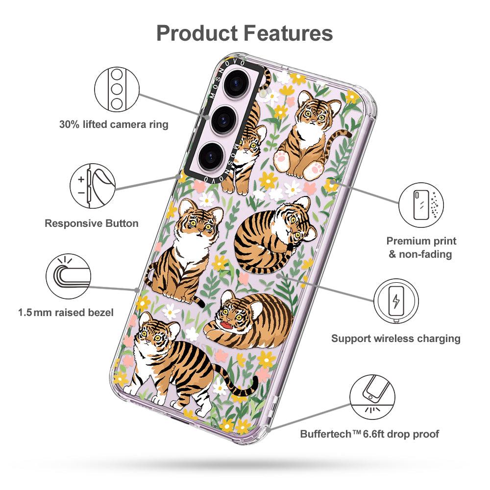 Cute Tiger Phone Case - Samsung Galaxy S23 Plus Case - MOSNOVO