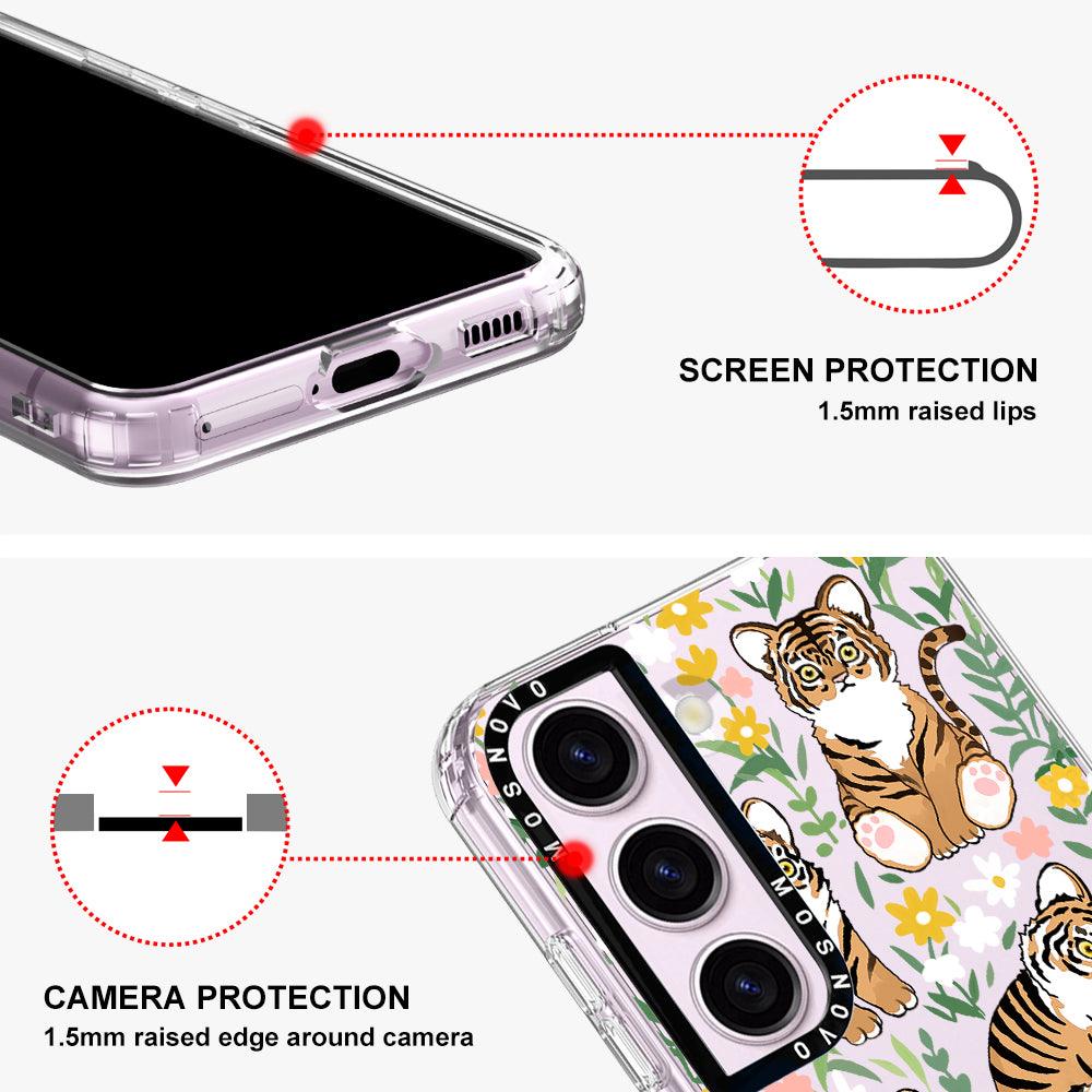 Cute Tiger Phone Case - Samsung Galaxy S23 Plus Case - MOSNOVO