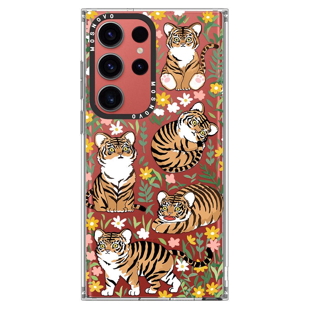Cute Tiger Phone Case - Samsung Galaxy S23 Ultra Case - MOSNOVO
