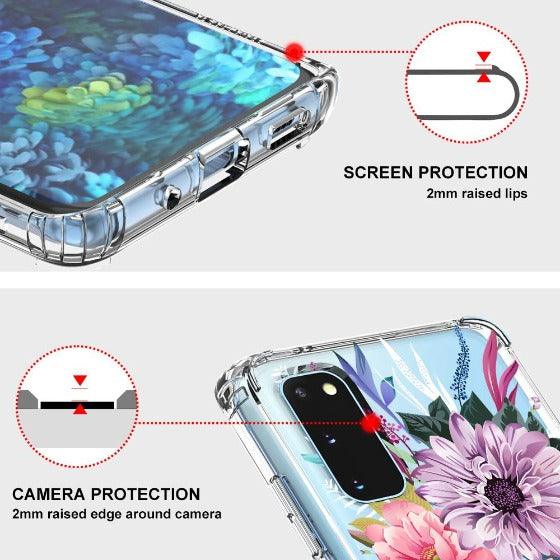Blossom Floral Flower Phone Case - Samsung Galaxy S20 Case - MOSNOVO