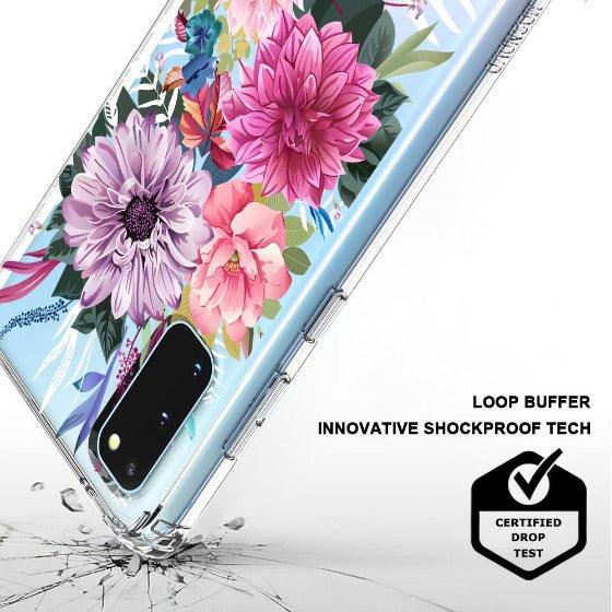 Blossom Floral Flower Phone Case - Samsung Galaxy S20 Case - MOSNOVO