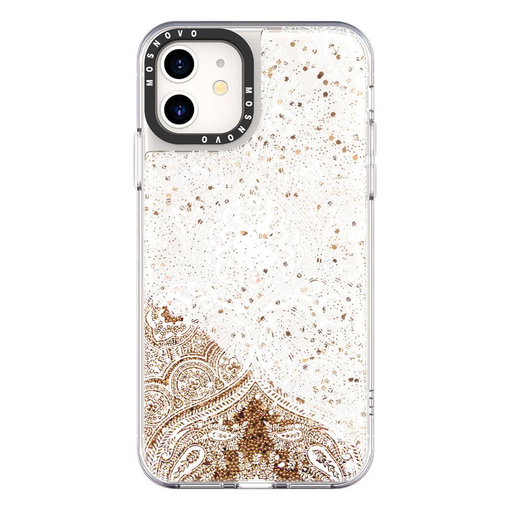Damask Glitter Phone Case - iPhone 11 Case - MOSNOVO