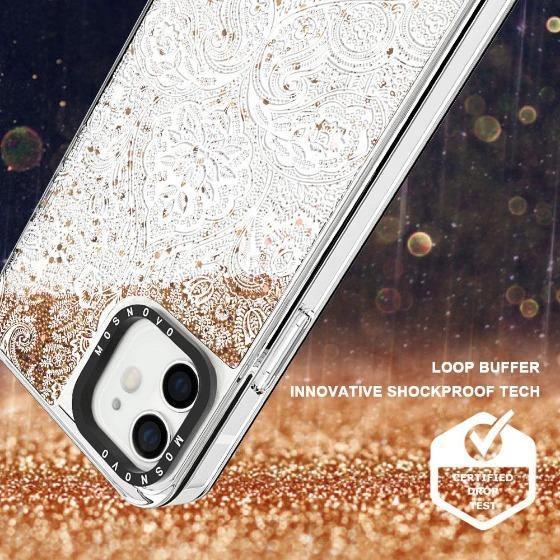 Damask Glitter Phone Case - iPhone 12 Case