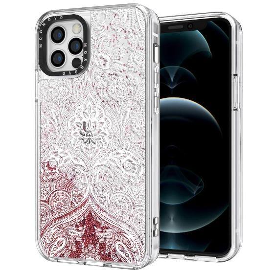 Damask Glitter Phone Case - iPhone 12 Pro Max Case