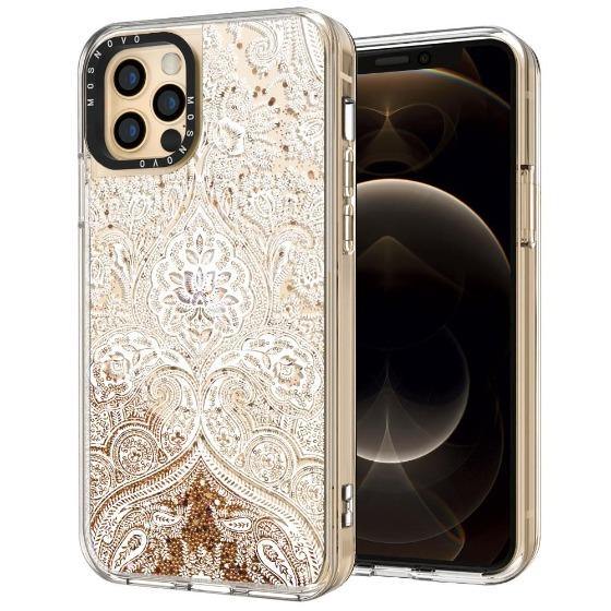 Damask Glitter Phone Case - iPhone 12 Pro Max Case