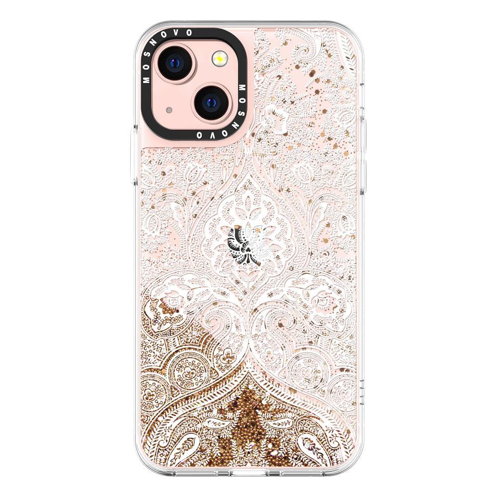 Damask Glitter Phone Case - iPhone 13 Case - MOSNOVO
