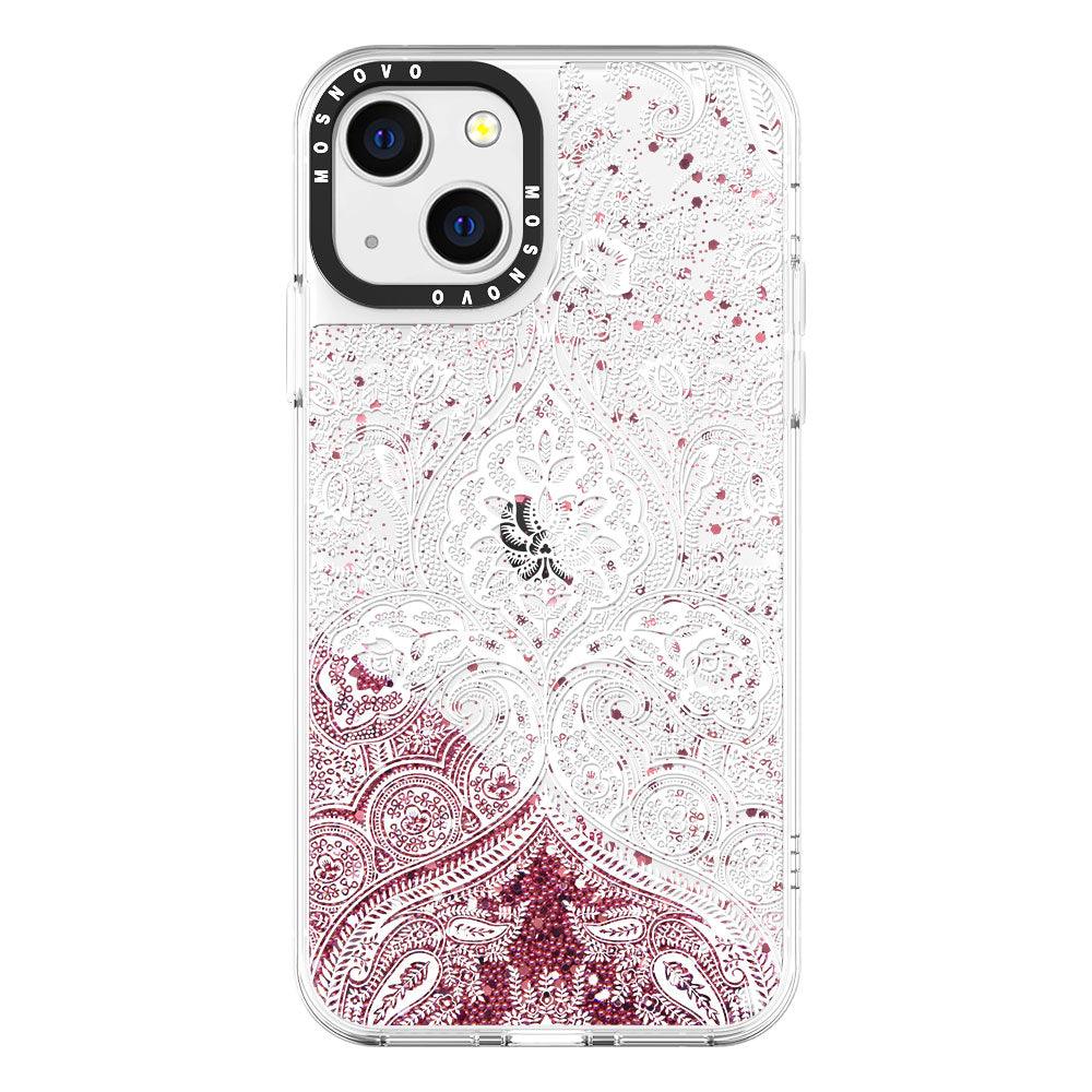 Damask Glitter Phone Case - iPhone 13 Case - MOSNOVO
