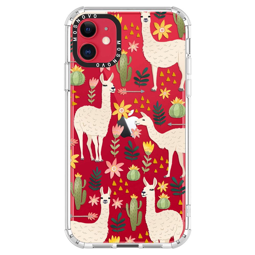 Desert Llama Phone Case - iPhone 11 Case - MOSNOVO