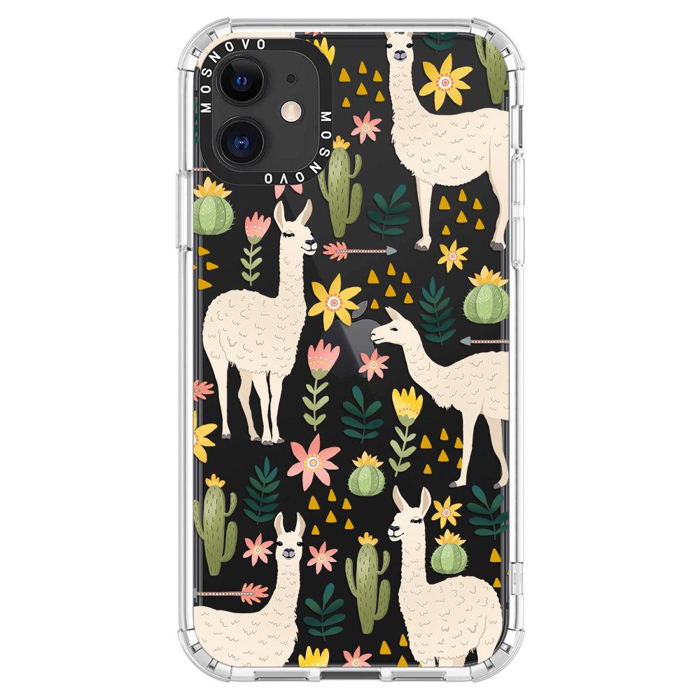 Desert Llama Phone Case - iPhone 11 Case - MOSNOVO