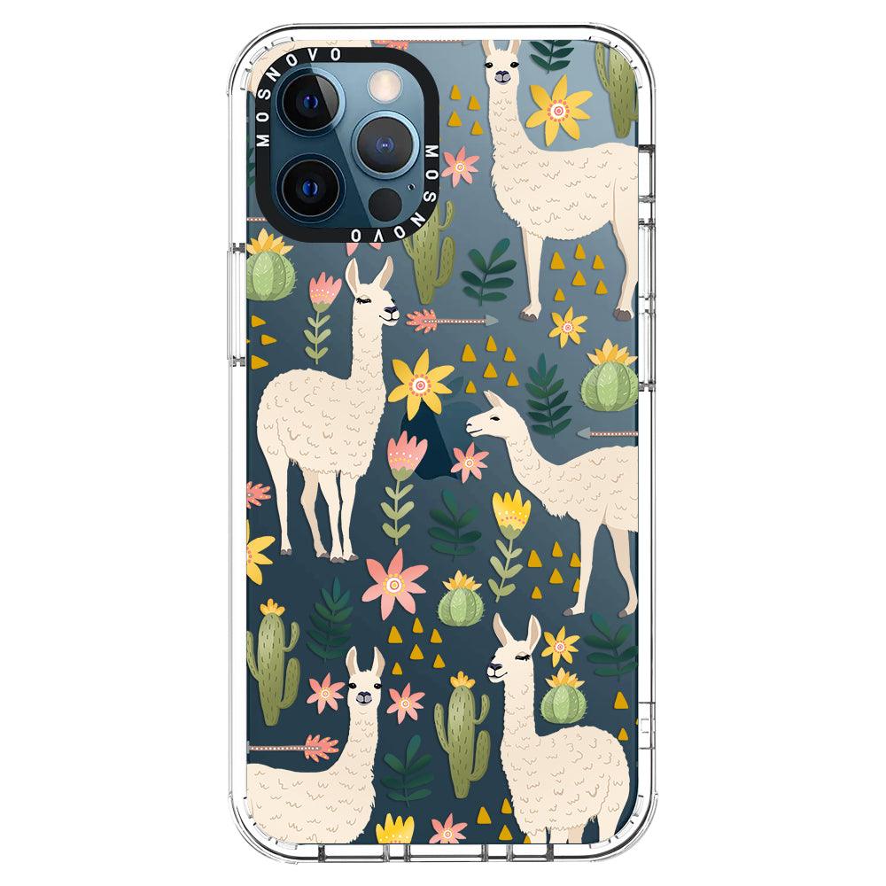 Desert Llama Phone Case - iPhone 12 Pro Case - MOSNOVO