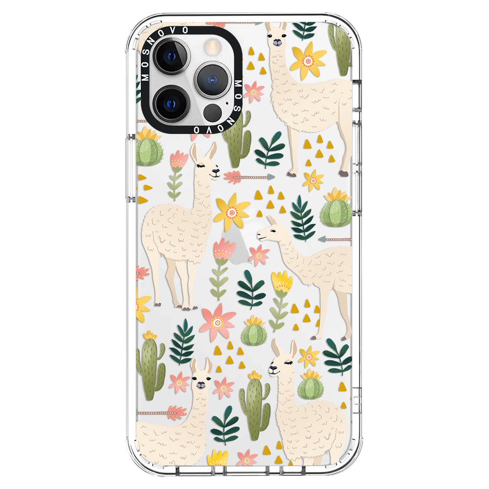 Desert Llama Phone Case - iPhone 12 Pro Max Case - MOSNOVO