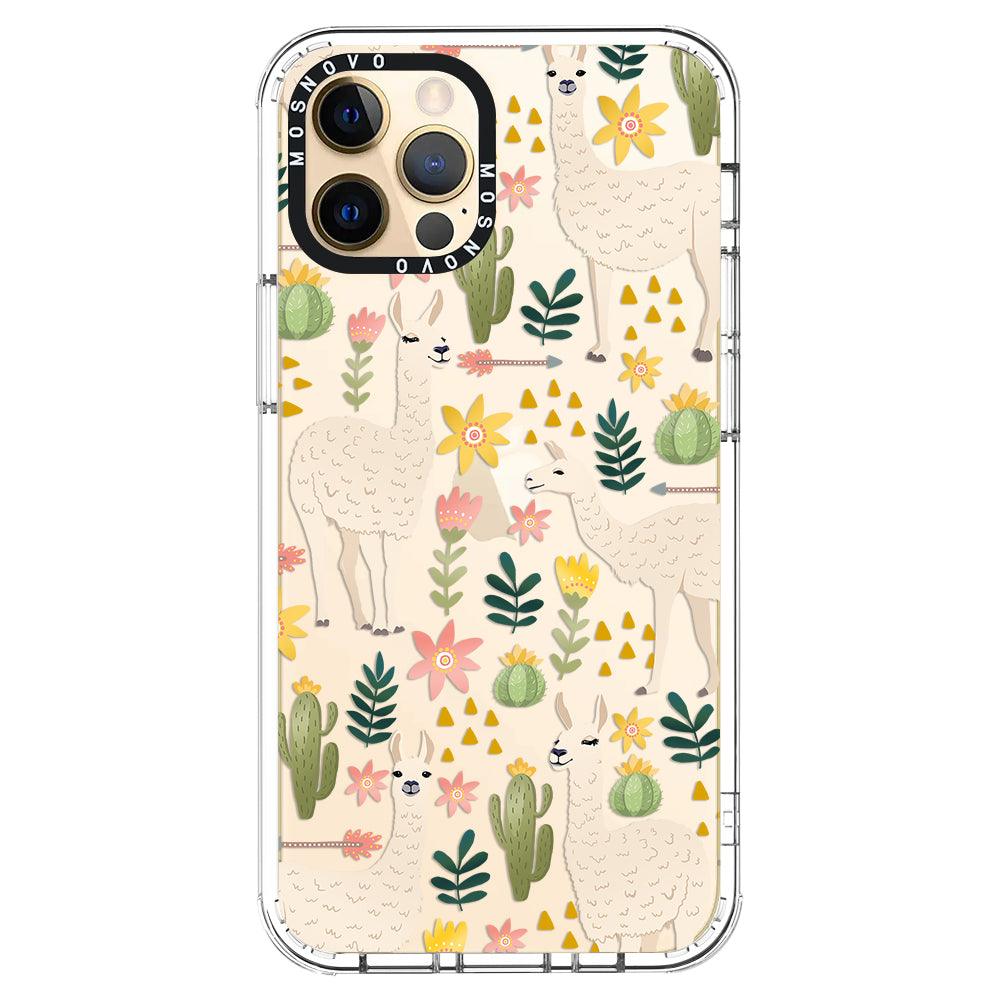 Desert Llama Phone Case - iPhone 12 Pro Max Case - MOSNOVO
