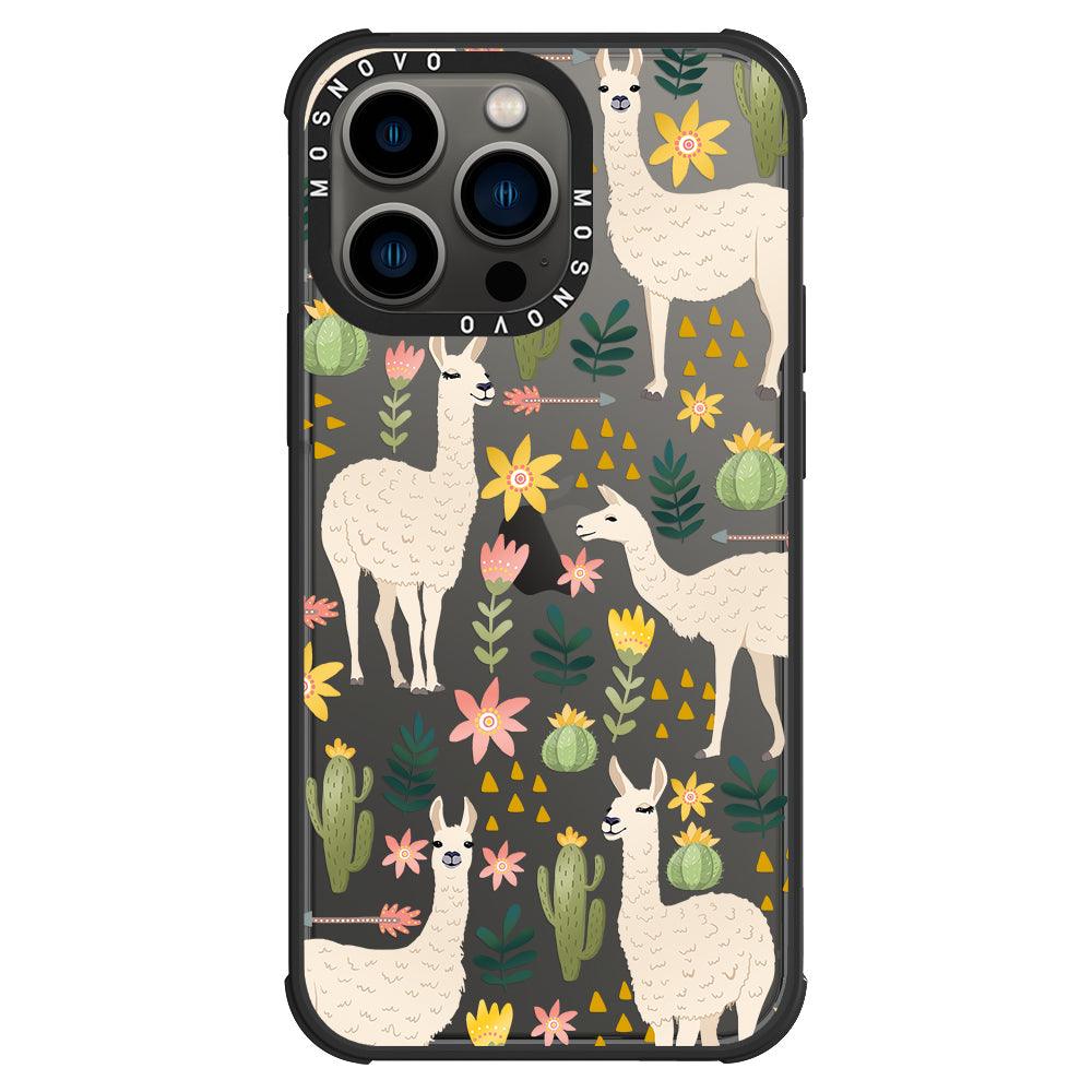 Desert Llama Phone Case - iPhone 13 Pro Case - MOSNOVO
