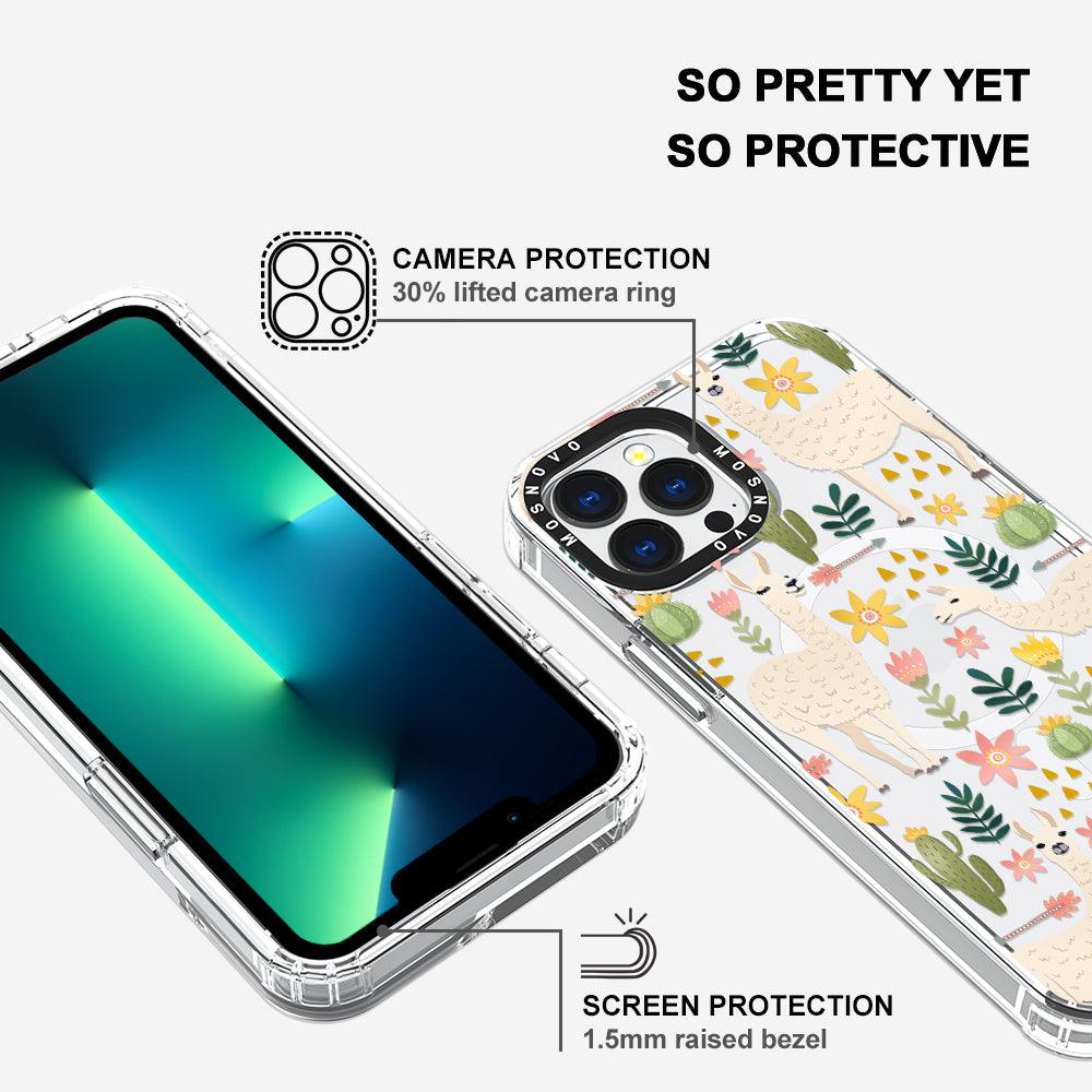 Desert Llama Phone Case - iPhone 13 Pro Max Case - MOSNOVO