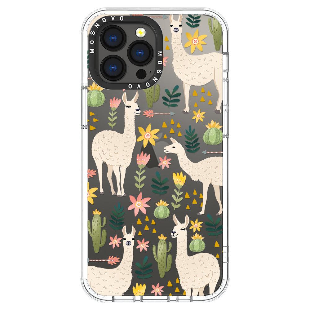 Desert Llama Phone Case - iPhone 13 Pro Max Case - MOSNOVO