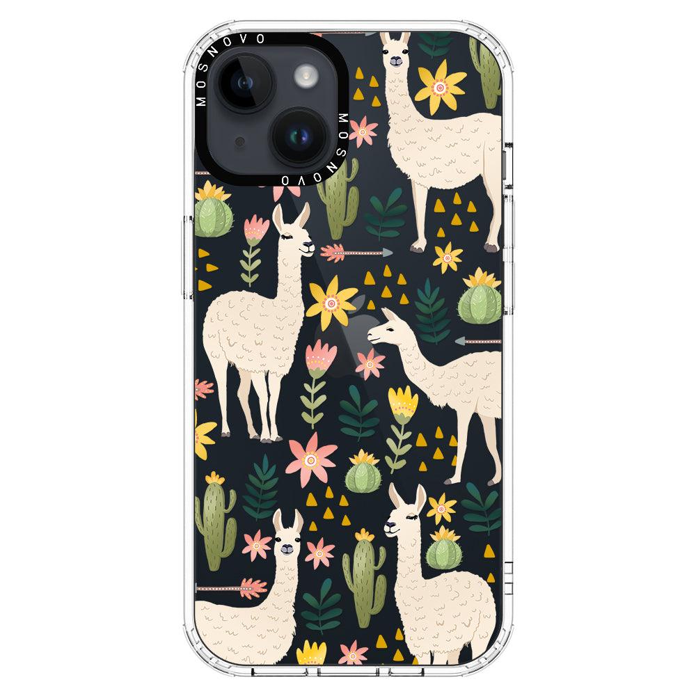 Desert Llama Phone Case - iPhone 14 Case - MOSNOVO