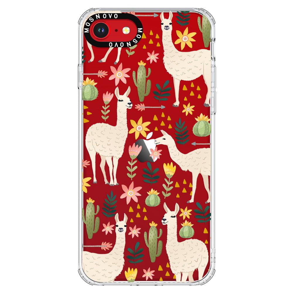 Desert Llama Phone Case - iPhone SE 2020 Case - MOSNOVO