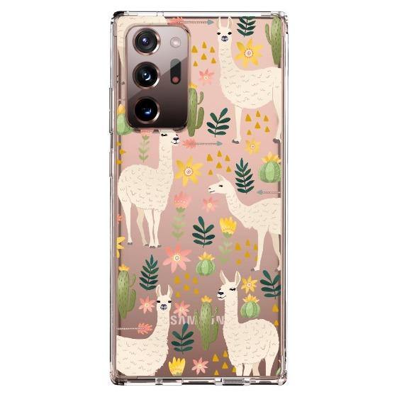 Desert Llama Phone Case - Samsung Galaxy Note 20 Ultra Case - MOSNOVO