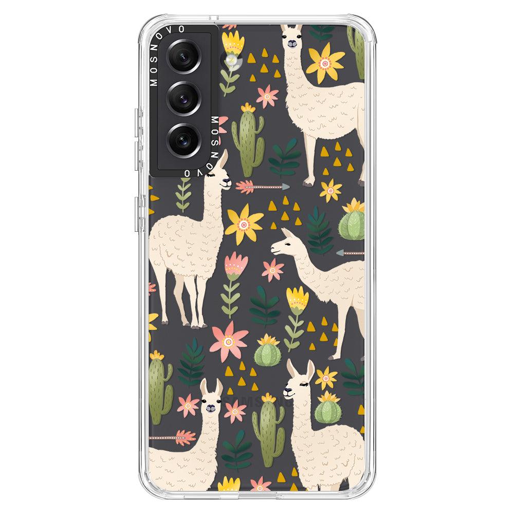 Desert Llama Phone Case - Samsung Galaxy S21 FE Case - MOSNOVO