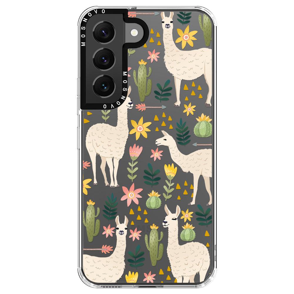 Desert Llama Phone Case - Samsung Galaxy S22 Case - MOSNOVO