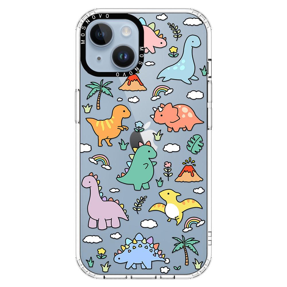 Cute Dinosaur World Phone Case - iPhone 14 Case - MOSNOVO