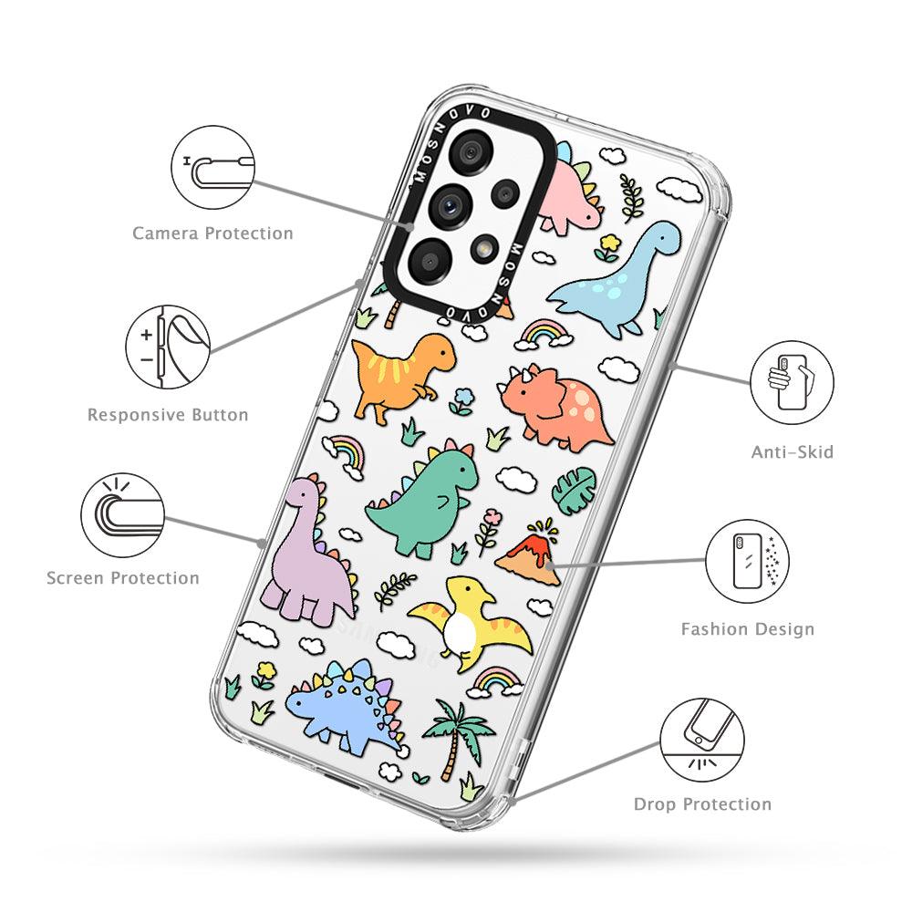 Dinosaur Land Phone Case - Samsung Galaxy A53 Case - MOSNOVO