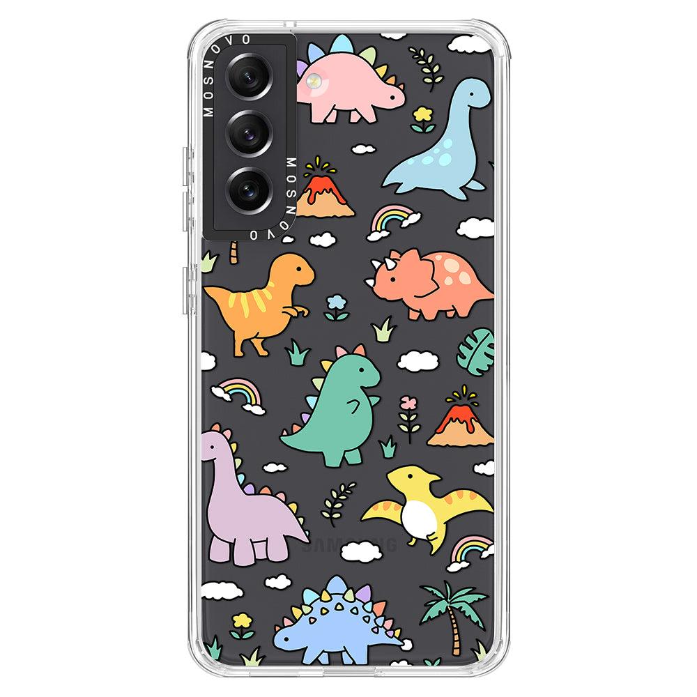 Cute Dinosaur World Phone Case - Samsung Galaxy S21 FE Case - MOSNOVO