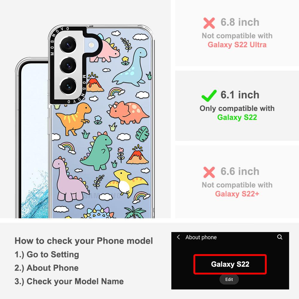 Dinosaur Land Phone Case - Samsung Galaxy S22 Case - MOSNOVO