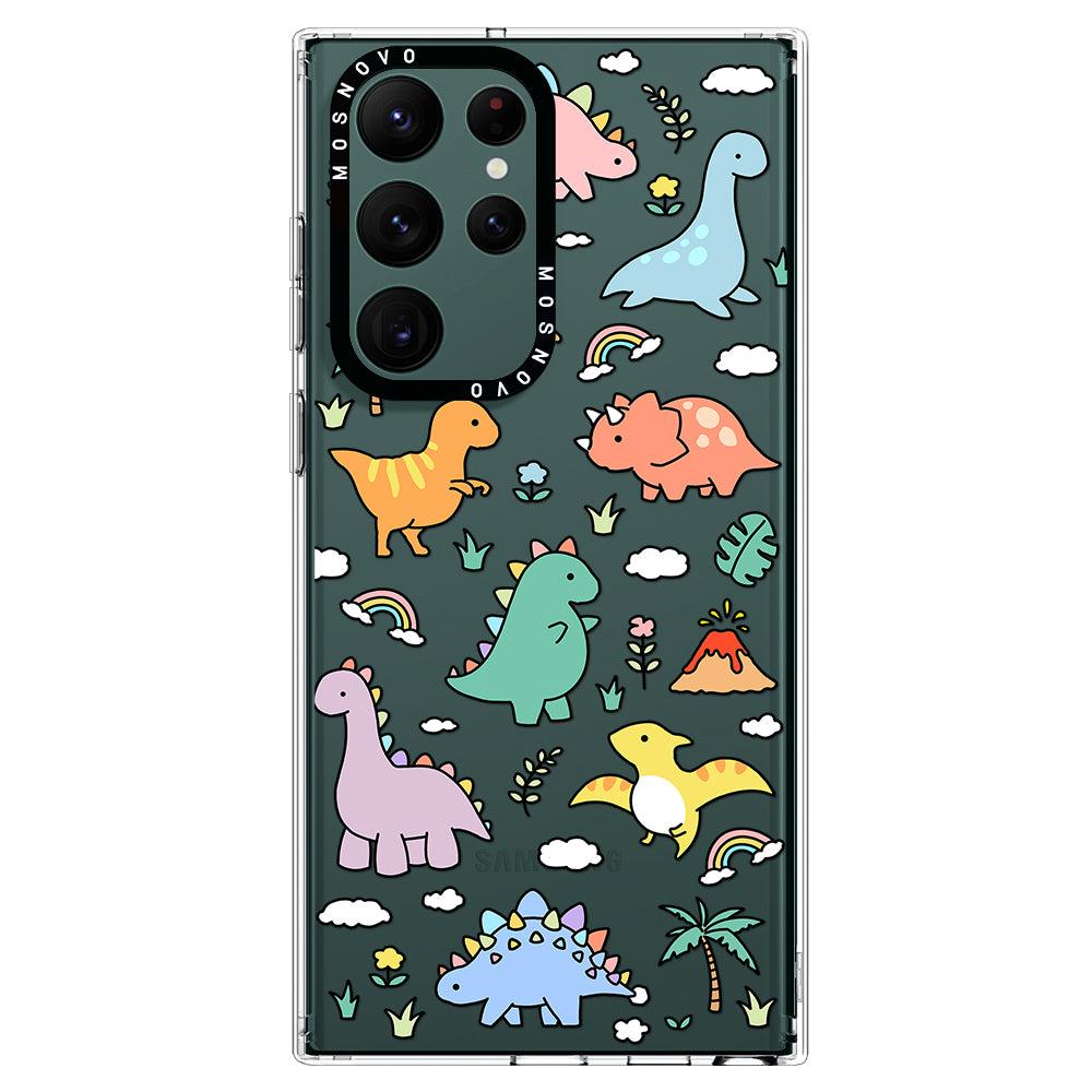 Dinosaur Land Phone Case - Samsung Galaxy S22 Ultra Case - MOSNOVO