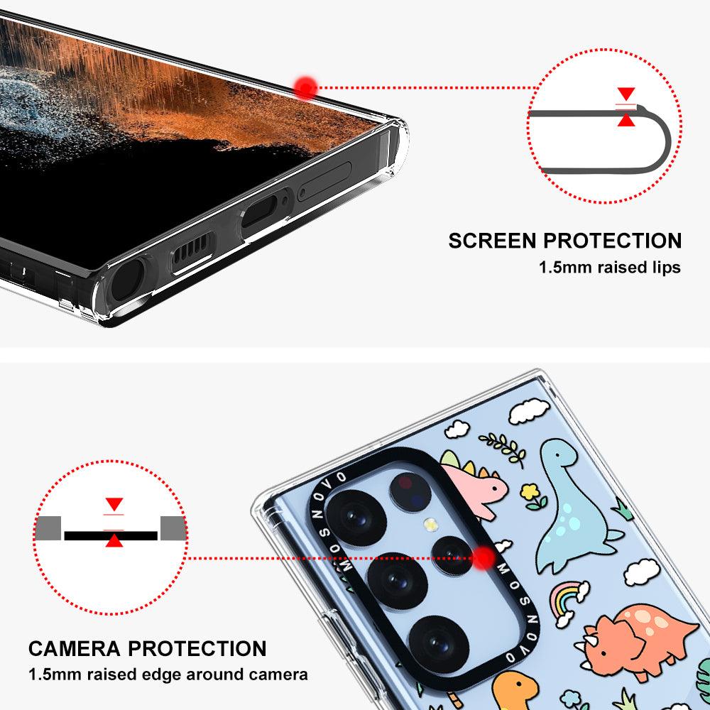Dinosaur Land Phone Case - Samsung Galaxy S22 Ultra Case - MOSNOVO