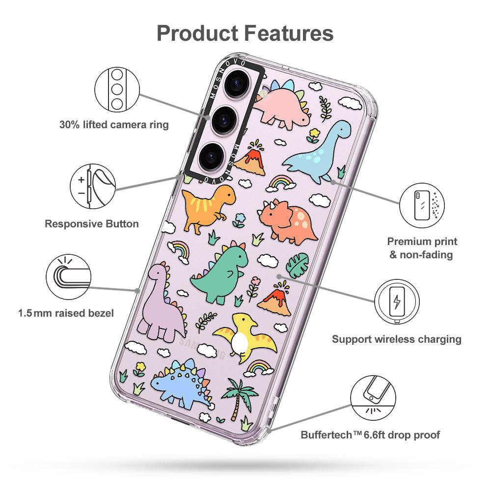 Dinosaur Land Phone Case - Samsung Galaxy S23 Plus Case - MOSNOVO
