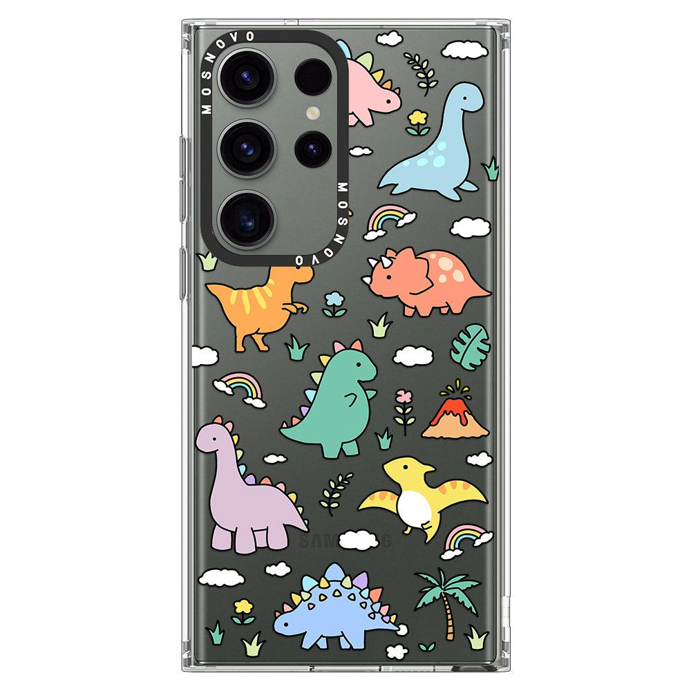 Dinosaur Land Phone Case - Samsung Galaxy S23 Ultra Case - MOSNOVO