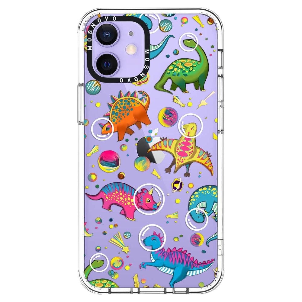 Dinosaur Planet Phone Case - iPhone 12 Case - MOSNOVO