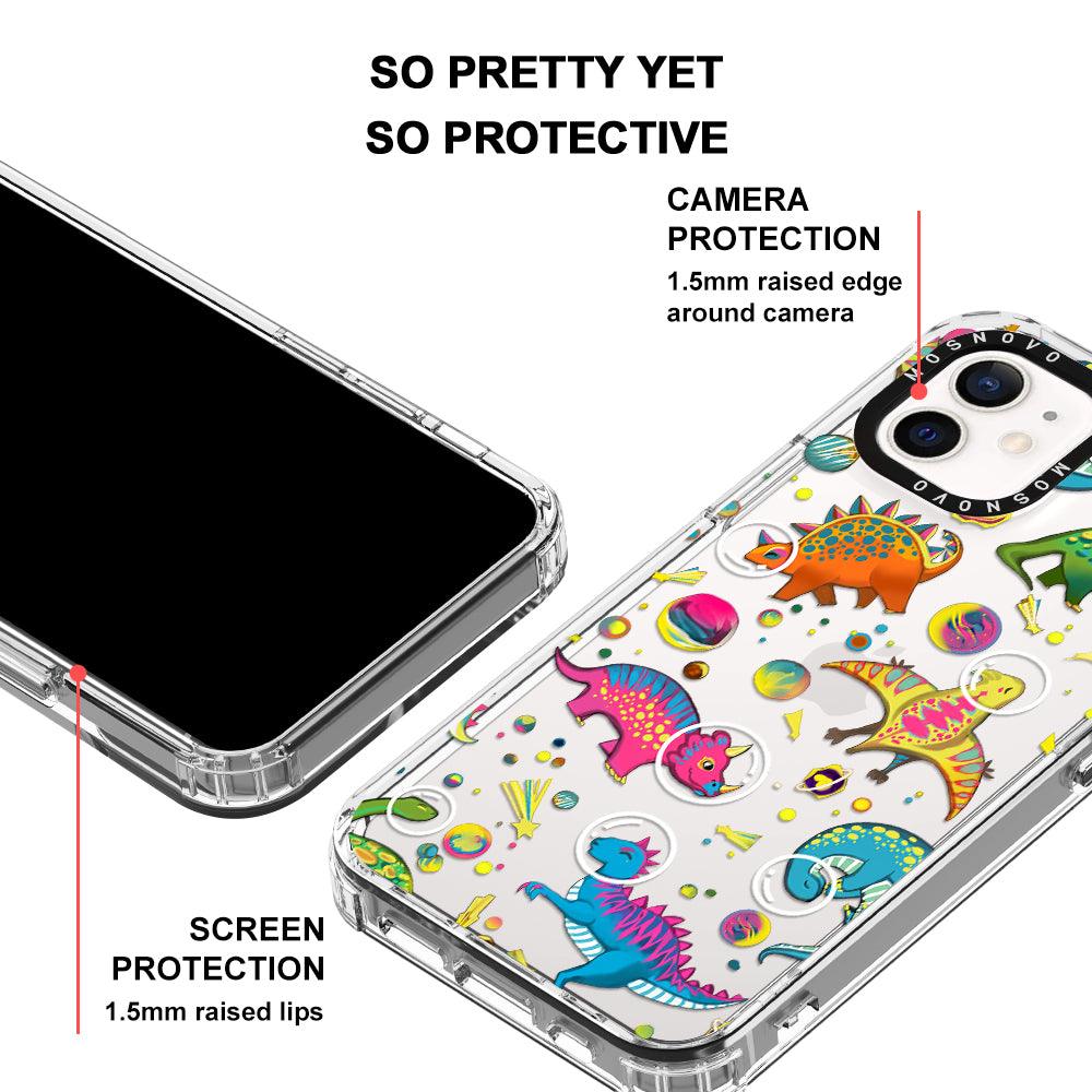 Dinosaur Planet Phone Case - iPhone 12 Mini Case - MOSNOVO