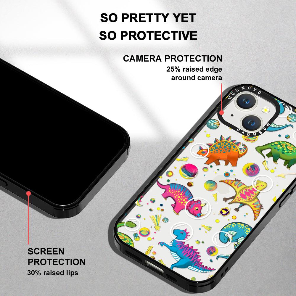 Dinosaur Planet Phone Case - iPhone 14 Plus Case - MOSNOVO