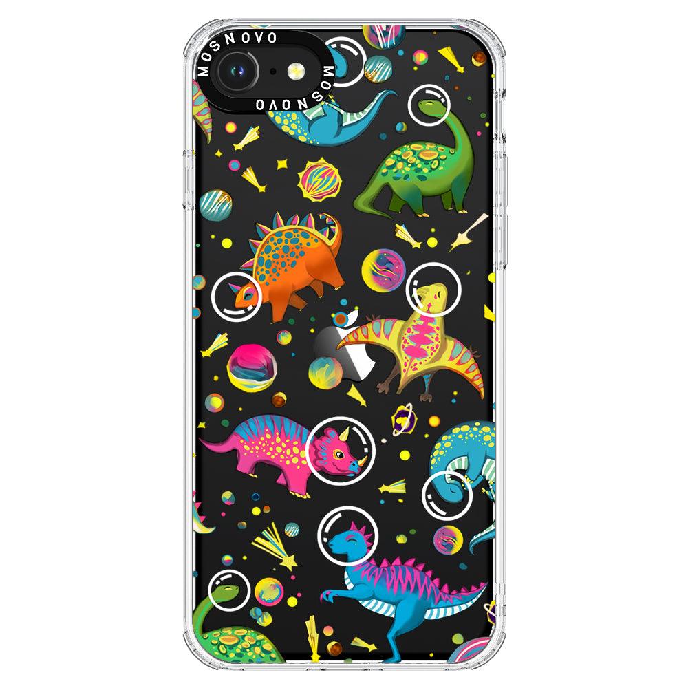 Space Dinosaur Phone Case - iPhone SE 2020 Case - MOSNOVO