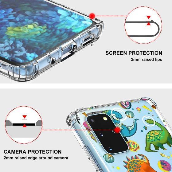 Space Dinosaur Phone Case - Samsung Galaxy S20 Plus Case - MOSNOVO