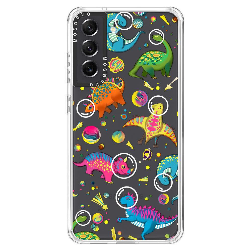 Dinosaur Planet Phone Case - Samsung Galaxy S21 FE Case - MOSNOVO