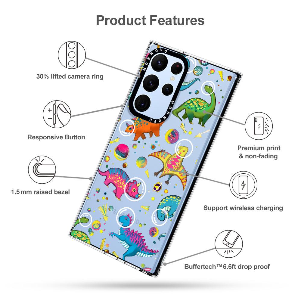 Dinosaur Planet Phone Case - Samsung Galaxy S22 Ultra Case - MOSNOVO