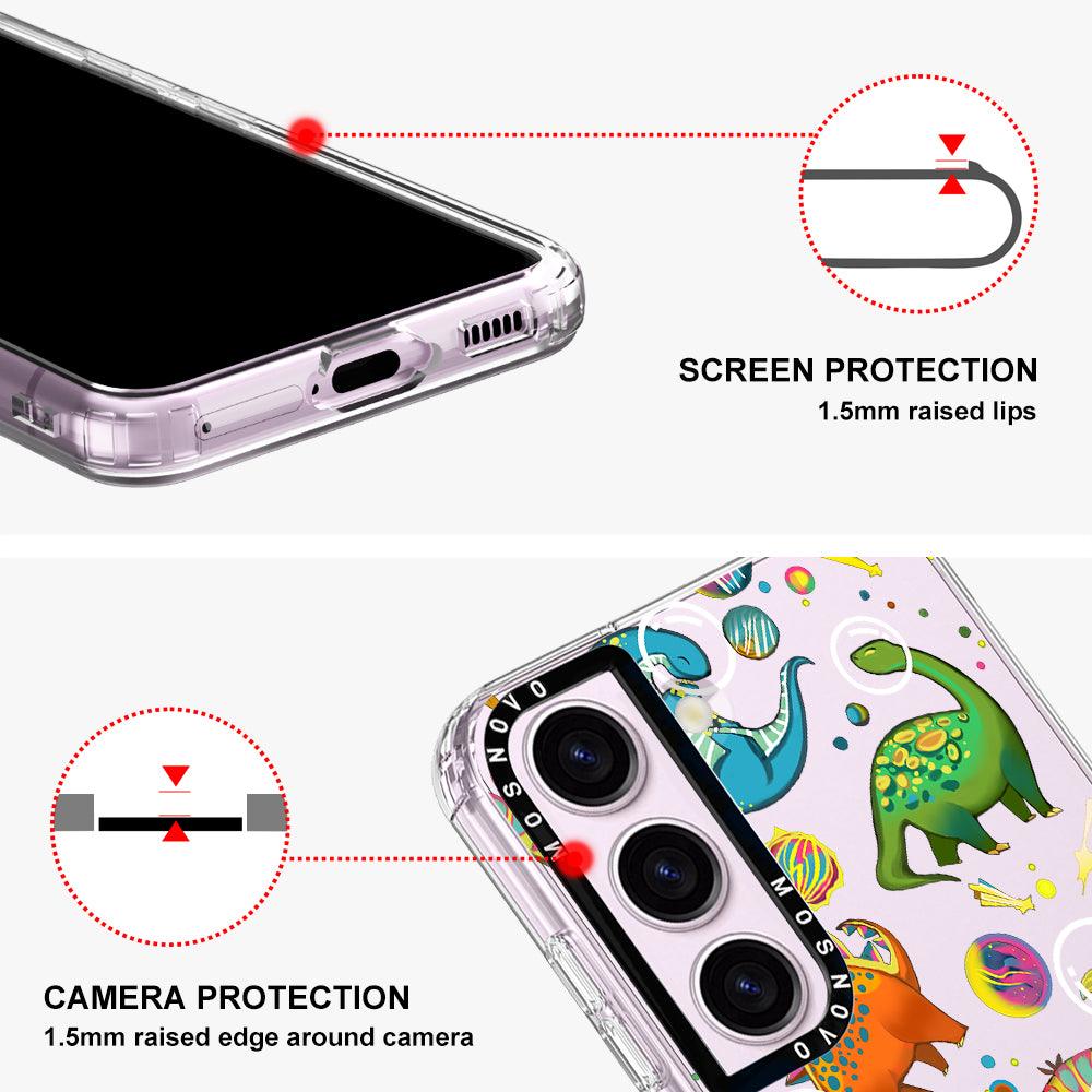 Dinosaur Planet Phone Case - Samsung Galaxy S23 Case - MOSNOVO