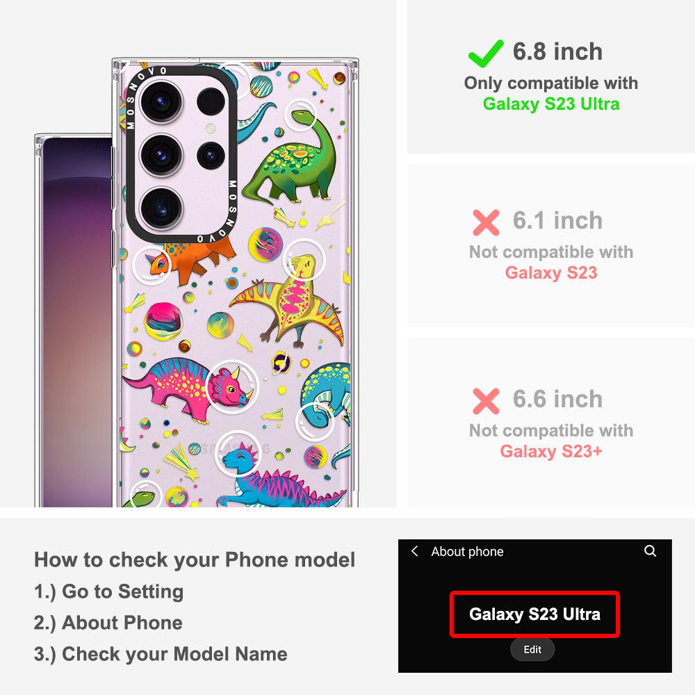 Dinosaur Planet Phone Case - Samsung Galaxy S23 Ultra Case - MOSNOVO