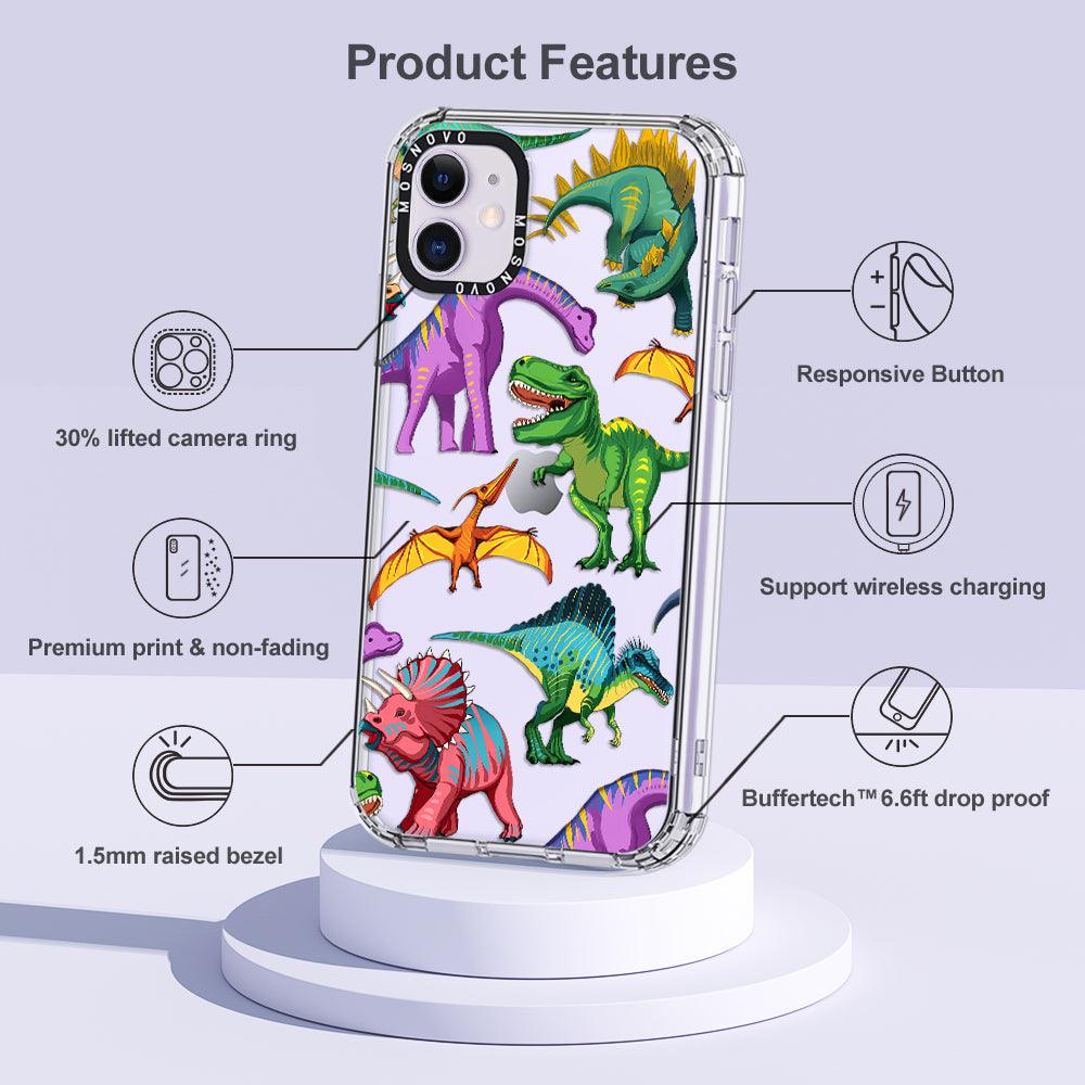 Dinosaur World Phone Case - iPhone 11 Case - MOSNOVO