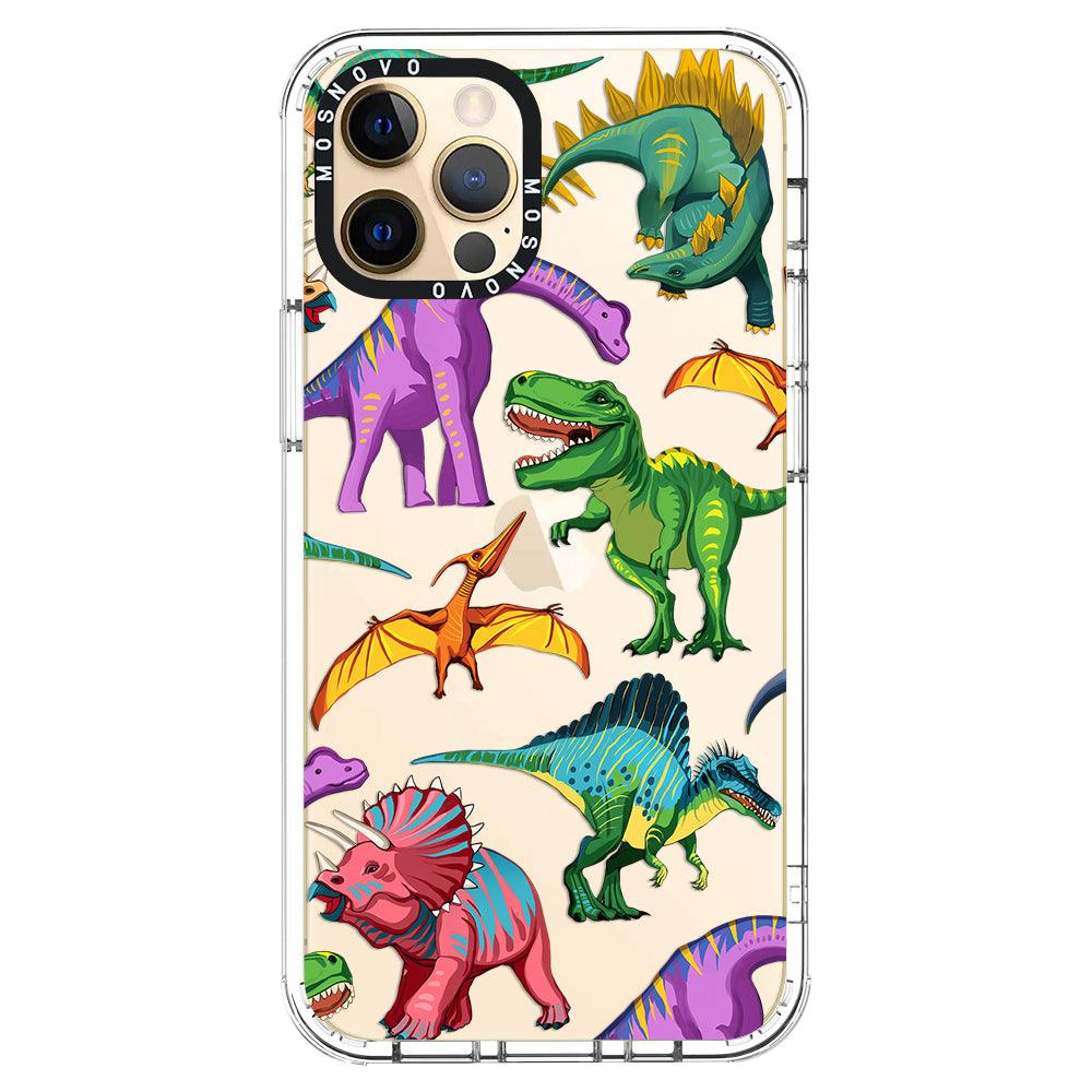 Dinosaur World Phone Case - iPhone 12 Pro Max Case - MOSNOVO